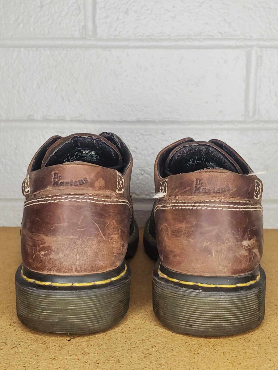 Dr. Martens シューズUK4 Dr Martens Oxford Lace Up Shoes 11792 Brown Leather Chunky