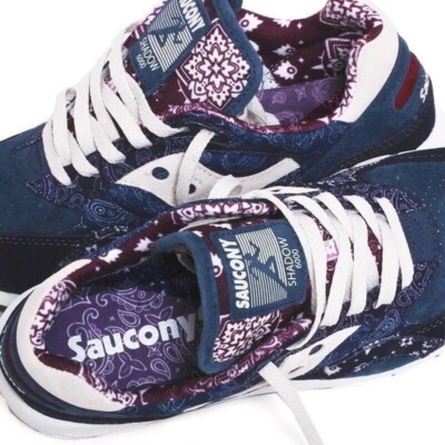 Saucony Mens Shadow 6000 Northern Soul Paisley Blue Sneaker Running Shoes Size 8 Saucony | Shoes | Saucony Mens Shadow 600 Northern Soul  main image 4