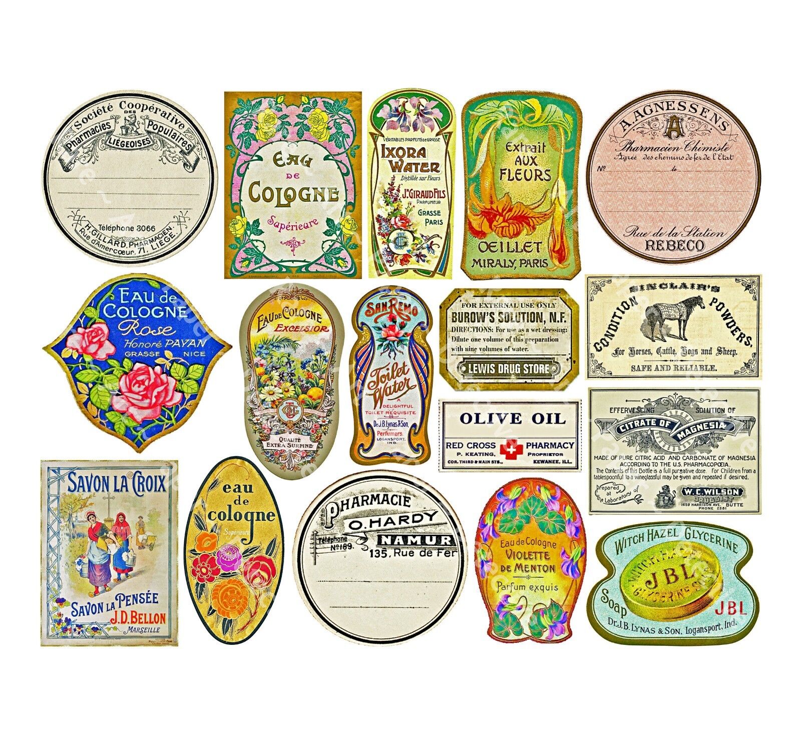 Pharmacy Décor Apothecary Labels Drug Ranking TOP2 16 Inexpensive LABE Store DRUGGIST