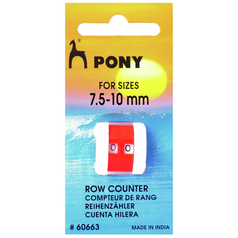 PONY Knitting Jumbo Row Counter for sizes 7.50 - 10 mm needles