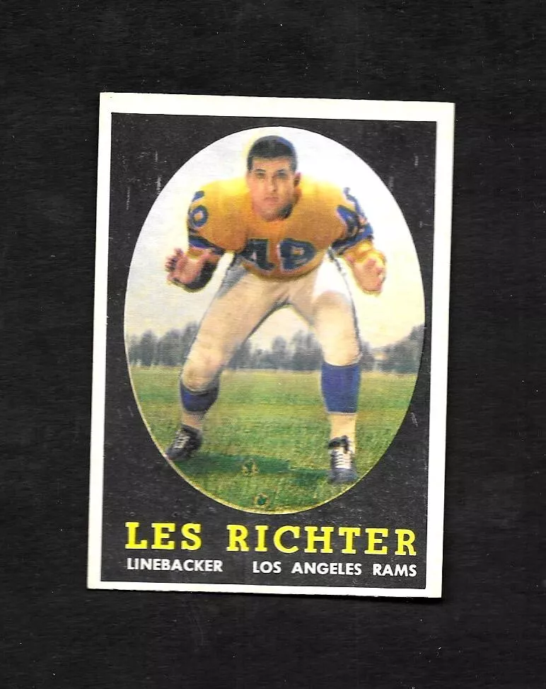 Les Richter trading card