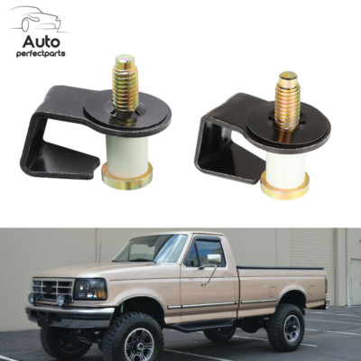 2 × Door Lock Striker 38448 For 1980-97 Ford F-350 Lincoln Mercury Model Steel