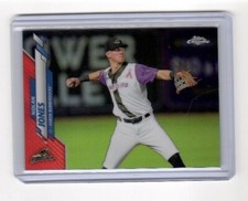 2020 Topps Pro Debut Nolan Jones Chrome Red Refractor RC 8/10 PDC-172 Indians