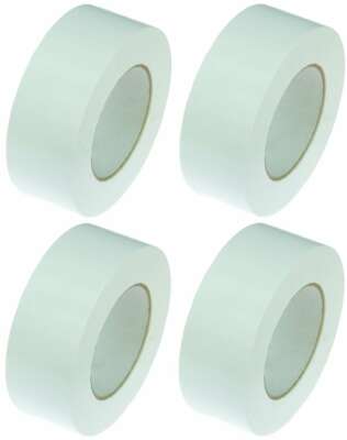4x Stagetape 0,09 /m STANDARD WEISS 50mm x 50m Gewebeband Gaffa Tape Panzerband