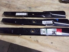 3 NEW MTD 21" MOWER BLADES FOR A 42" DECK- 6 STAR HOLE  # 742-04308