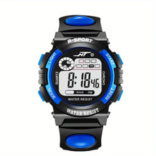 Boys And Girls Multifunctional Sports Colorful Luminous Electronic Watch