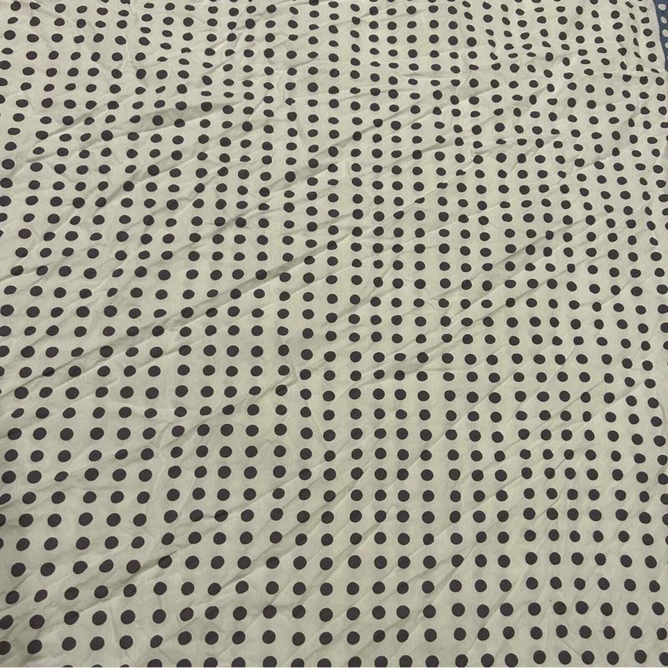 Funda nórdica Crate and Barrel Genevieve Bennett Full Queen 100 % algodón gris azul Foto 2 de 4