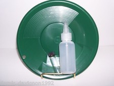 SE 12" PANNING GOLD PAN - GREEN, SNIFFER, VIAL