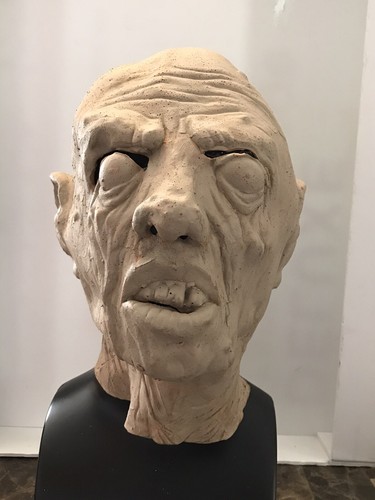 Lot of2 VTG Latex Halloween/Costume Mask Deformed/Burnt + Grave Digger/Henchmen - Picture 2 of 8