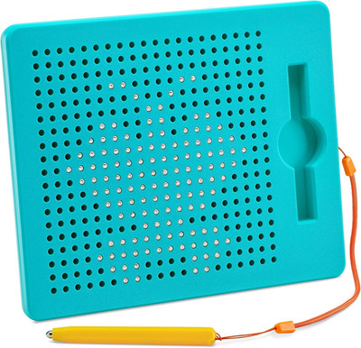 Magnetic Drawing Board for Kids & Toddlers with Beads and Magnet Stylus Pen - Ma