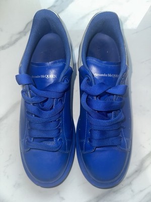 Alexander McQueen Oversized Sneaker Blue/Silver Low Top Lace Up