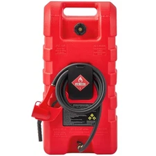 Fuel Caddy 15 Gallon Portable Fuel Tank with Gravity & Hand Pump Modes