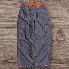 Vintage Just 4 Jnco Style Baggy Cargo Pants Large Gray Streetwear 34x30