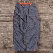 Vintage Just 4 Jnco Style Baggy Cargo Pants Large Gray Streetwear 34x30