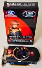 Radeon HD 5770 Sapphire ATI Gaming, CD, Instructions, All Packaging, Adapter