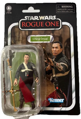 Star Wars Vintage 3.75”Chirrut Imwe Action Figure 2020~Damaged~
