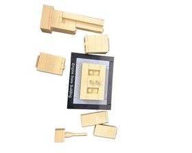 LEGO ARCHITECTURE SERIED EMPIRE STATE BUILDING 21002 77 PIECES-PREBUILT