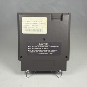 Wayne Gretzky Hockey NES Game Cartridge & Original Box Blockbuster Oval Seal