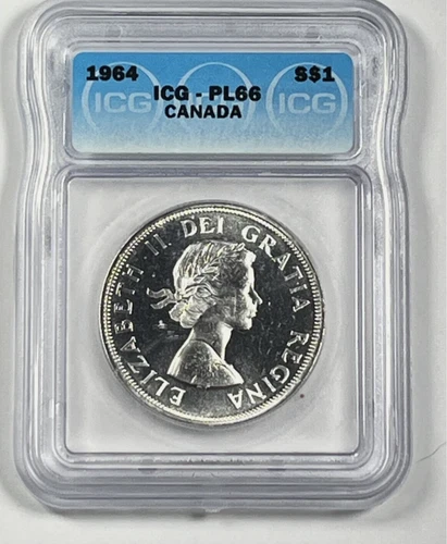1964 Canada Silver Dollar — photo from another recent sale