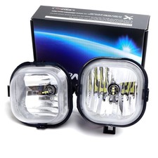 Oe-spec Fog Lights Wxenon White H10 Led Bulbs For Ford F250 F350 F450 Excursion