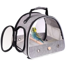 Small Bird Travel Carrier, Portable Bird Travel Cage for Parakeet, Parrot, Bu...