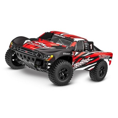 Traxxas 58234-8 Slash 1:10 2WD SC RTR brushed HD clipless  redx ohne Akku/Lader