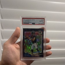 Panini Donruss Optic C.J. Stroud #244 Purple Shock Prizm PSA 10 Texans