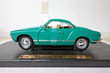 Yat Ming 92198 1966 Volkswagen KARMANN-GHIA Green Road Legends 1:18 Scale