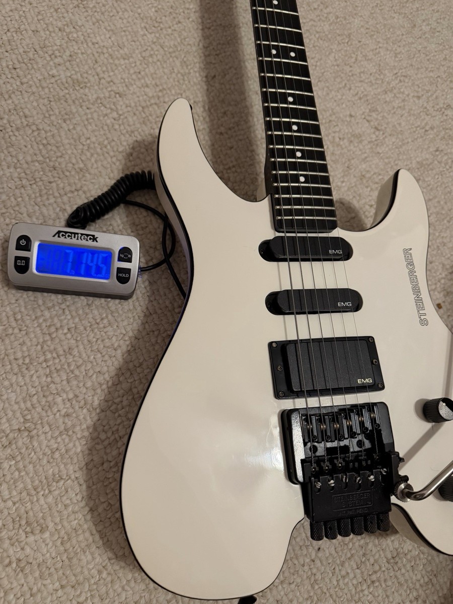 1980's-90's Steinberger GM4T Flagship Guitar Newburgh, NY -White w