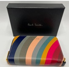 PAUL SMITH 'Swirl' Zip-Around SMALL Women's Leather PURSE
