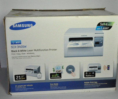 Samsung SCX-3405W Wireless Black & White Laser Multifunction Printer Copier Scan