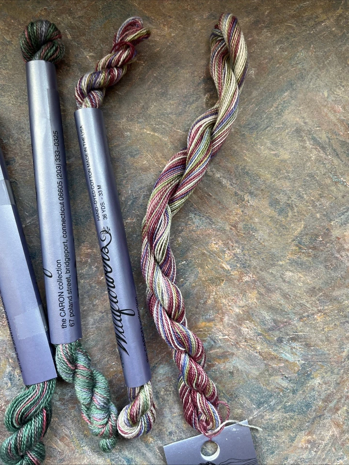 Lot of 10 - Wildflowers by Caron Cotton Thread Needlepoint Cross Stitch + BONUS - Image 4 of 4