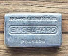 Engelhard .999 Silver Bar 10 oz Poured Waffle Back