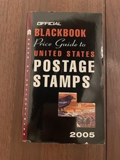 Vintage stamps book - 2005 Blackbook Price Guide to United States Postage Stamps