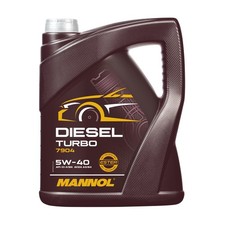 MANNOL Diesel Turbo 5W-40 Motoröl, API CJ-4, API SL, VW 50200/ 50500, 5 Liter