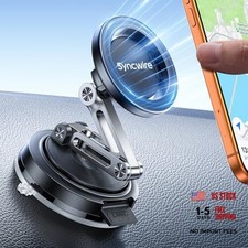 for MagSafe Car Mount 3-Axis Adjustable , Vacuum Magnetic Phone Holder with