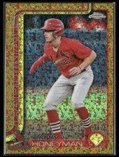 2025 Topps Pro Debut Travis Honeyman Chrome Gold Mini Diamond Refractor /50
