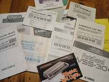 Mode d'emploi manuel d'utilisation synthés casio yamaha vss-30 liwaco casiotone