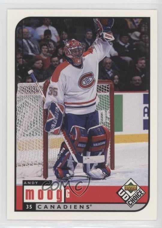1998-99 Upper Deck UD Choice Andy Moog #106 8d2