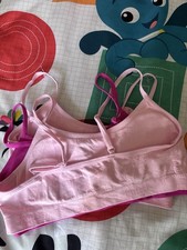Set of Pink Training Bras with Removable Pads 6 bra of girls