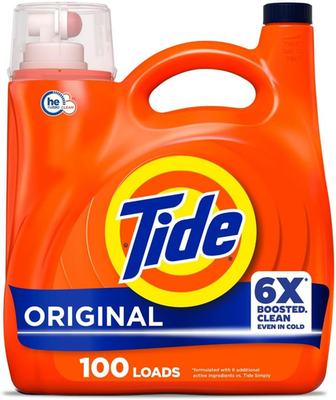 #ad Liquid Laundry Detergent Original Scent 125 fl oz 100 Loads Boosted Clean Ev $32.55