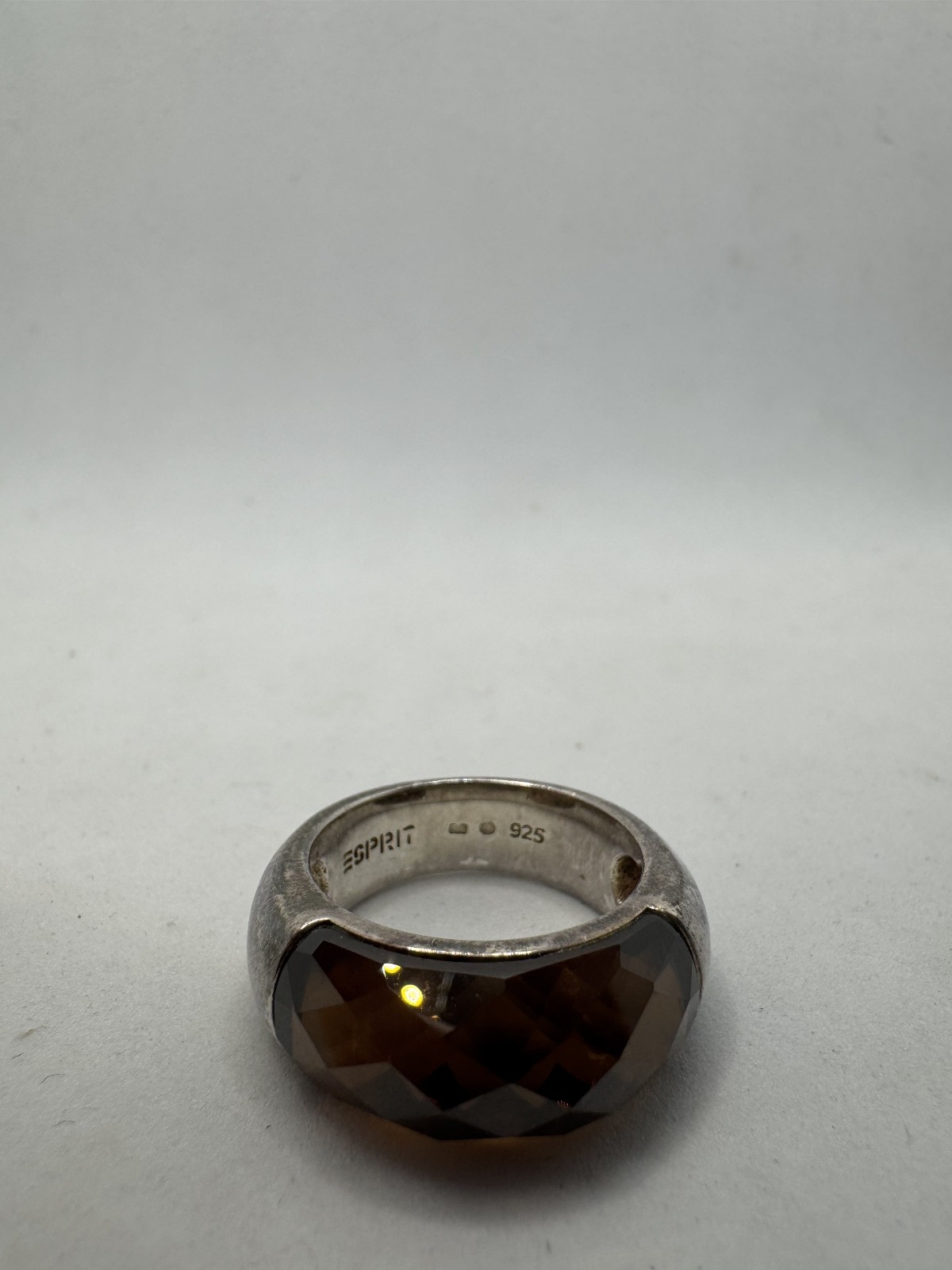 ::925 SILVER RING SOLID °SIZE 56° ELEGANT DESIGN … - image 5