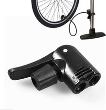 1 szt. Czarna opona rowerowa 3 w 1 Opona rowerowa Pompa powietrza Inflator Adapter Głowica, podłoga 
