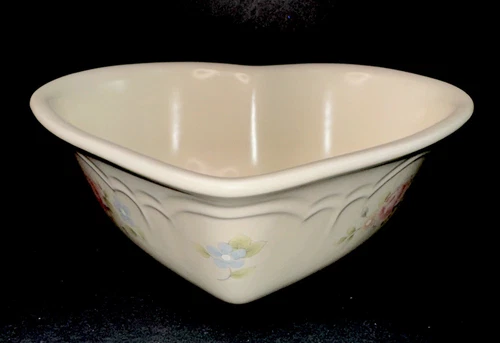 PFALTZGRAFF USA TEA ROSE COLLECTION 8” HEART SERVING BOWL