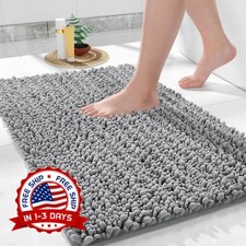 Alfombra de ba o de 32 x 20, antideslizante y s per absorbente.