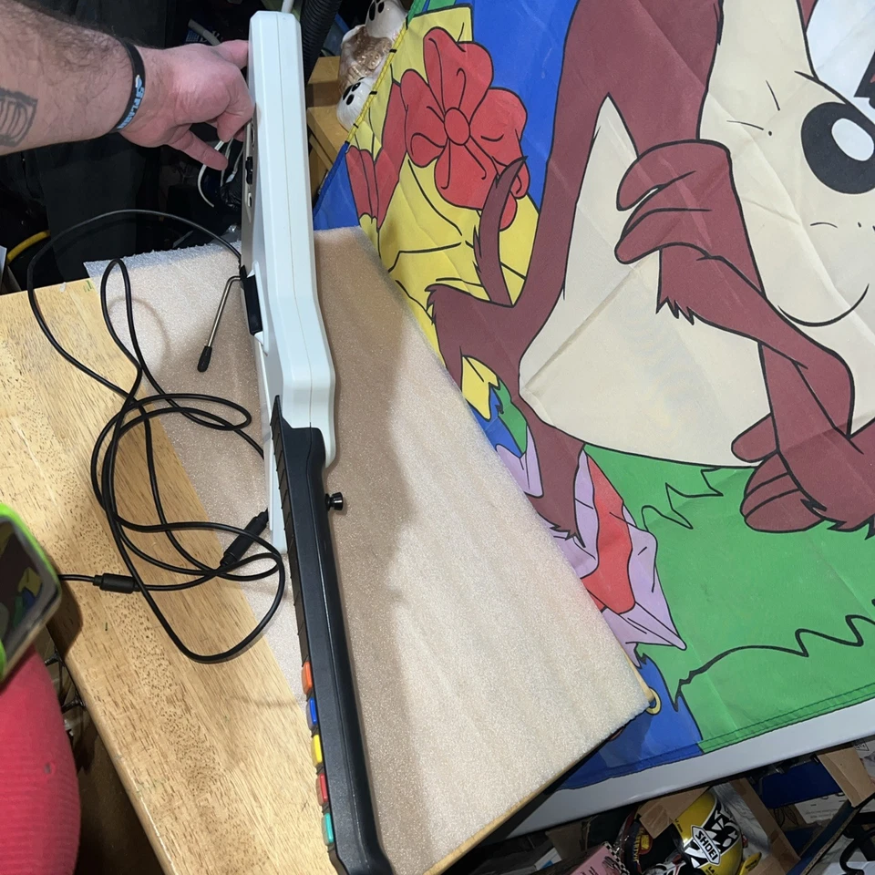 Guitar Hero Xbox 360 X-Plorer Xplorer con cable RedOctane y ¡NUEVO PROBADO! Una vez Foto 4 de 4