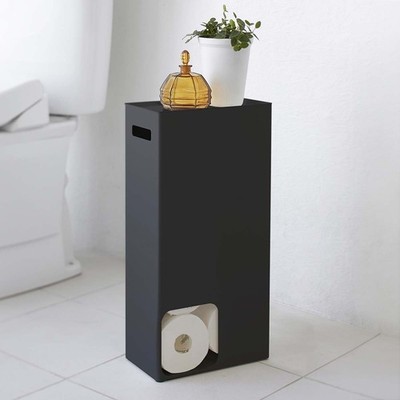 Yamazaki Toilettenpapier Aufbewahrung für Klopapier WC-Rollen Ersatzrollen
