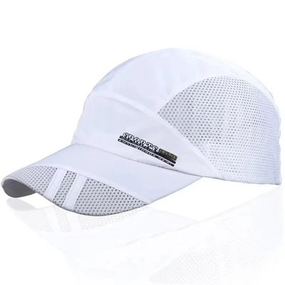 Summer Quick-Dry Visor Cap   Breathable Mesh Sports Hat Outdoor Baseball Sun Cap