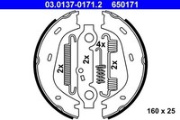 Ate 03.0137-0171.2 Bremsbackensatz, Feststellbremse FüR MERCEDES-BENZ