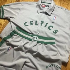 Team Nike Boston Celtics NBA 1925 Rewind Warm Up Suit Jacket Pants Set XL